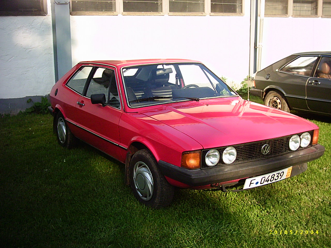 Roter GTI-Scirocco, Baujahr 1981