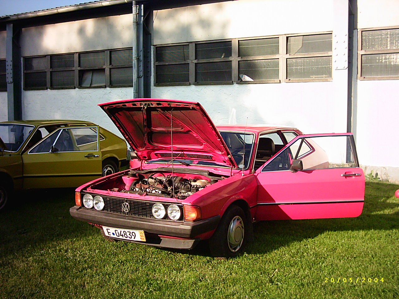 Roter GTI-Scirocco, Baujahr 1981