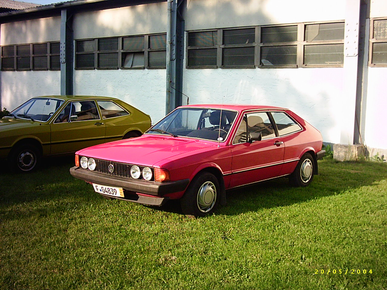 Roter GTI-Scirocco, Baujahr 1981