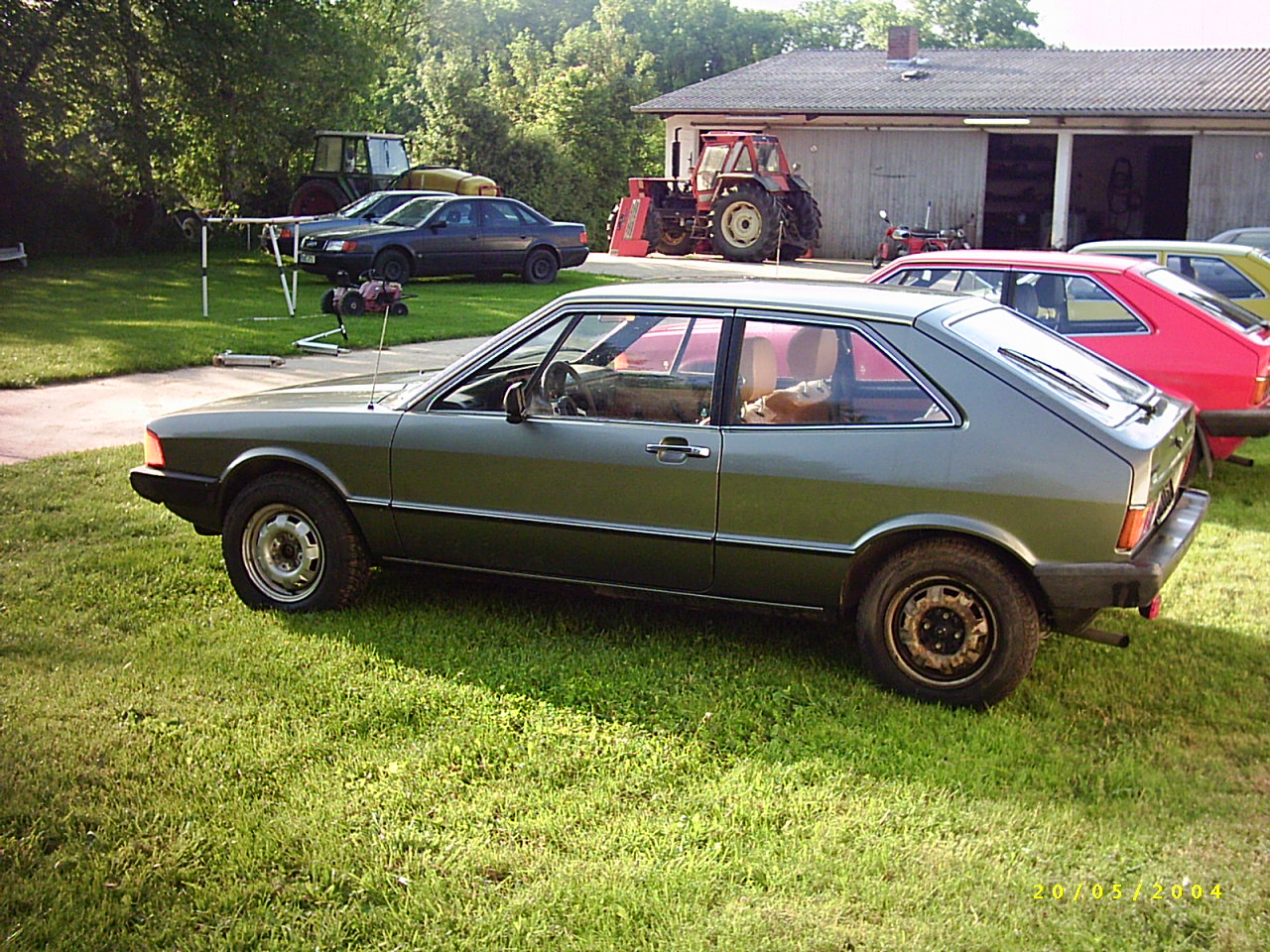 Brauner Scirocco, Baujahr 1980